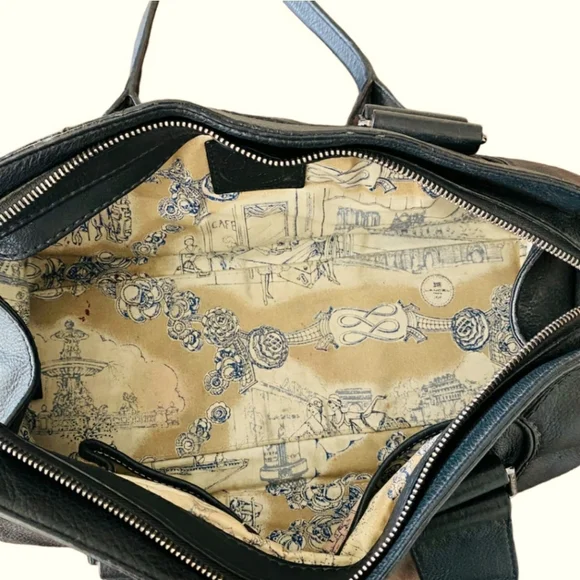 LANCEL PARIS Bag Black Leather Bag - Picture 5 of 7